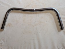 Guidon vélo ville ancien vintage acier chromé largueur 45 cm