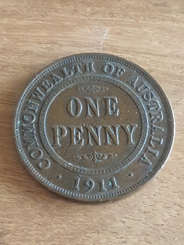 Australia penny 1911 - australia,