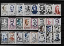 FRANCE SERIES HEROS DE LA RESISTANCE-GRANDS MEDECINS NEUF SANS CHARNIERE+++