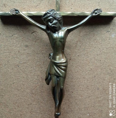 Superbe crucifix mural - , en