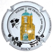 Capsule de Champagne:  JOLY  , église en couleur , n°26a
