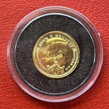 1/25 Once D'Or Pièce / 20 Dollar Libéria 1993 PP / John F. Kennedy / KM#820