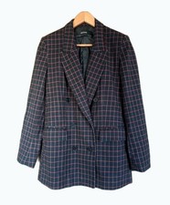 Veste noire carreaux Zara