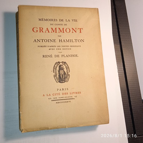 Hamilton mémoires la vie - de,