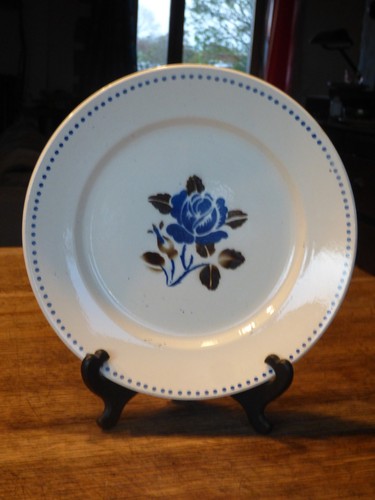 Ancienne assiette plate - ancienne,