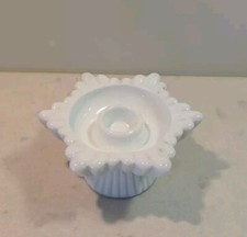 Bougeoir Opaline Blanche Forme