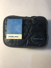 Vintage Pan Am Vinyl Toiletry Bag With Travel Sewing Kit
