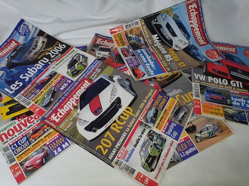 Lot revues echappement - lot, 11