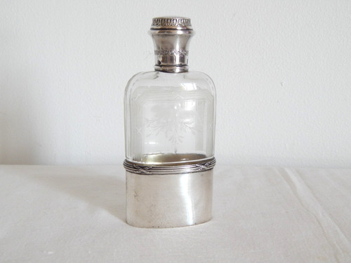 Ancienne flasque bouteille - flasque,