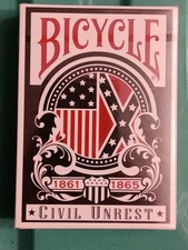 Bicycle Civil Unrest 1861 1865 Playing Cards Limited Poker Deck 