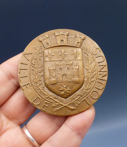 Ancienne médaille bronze - ancienne, en