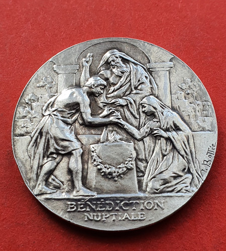Medaille ancienne mariage - medaille,