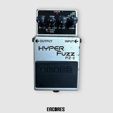 Pédale d'effets guitare BOSS FZ-2 HYPER Silver Fuzz occasion article testé...