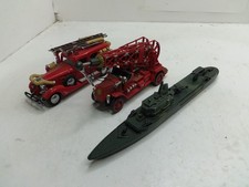 LOT MATCHBOX CAMION POMPIER BATEAU