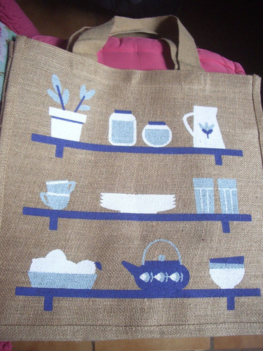Sac courses naturel toile - à,
