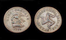 Penny 1733 Isle of Man
