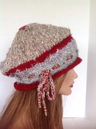 Hat beanie beret slouch - hat, hand