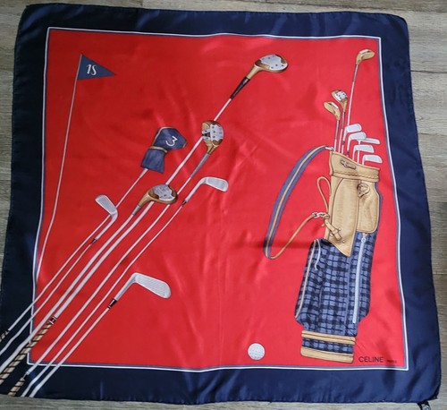 Foulard soie celine theme - soie,
