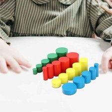 20x blocs en bois jouet