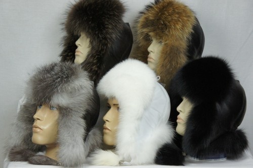 Véritable fox raccoon - véritable, cuir