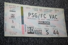 rare TICKET entier ))  PSG V