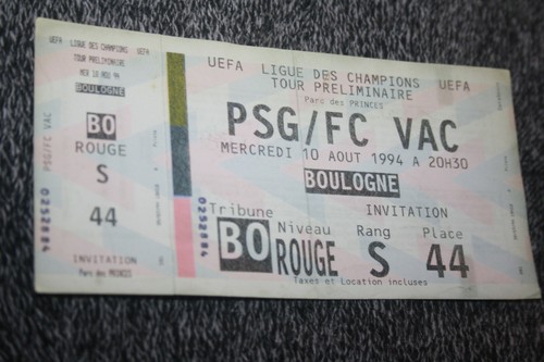 Rare ticket entier psg v - ticket, ))
