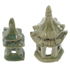  2 Pcs Statue De Pavillon