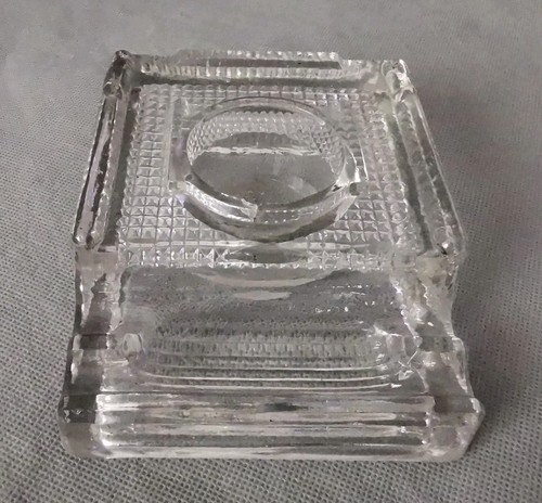 Ancien encrier verre - ancien,