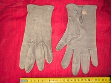 Gant officier toile grise