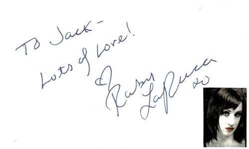 Ruby rocca signed auto - la,