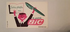 Buvard vintage J'écris propre avec la pointe BIC  G