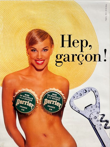 Affiche originale perrier - originale, –