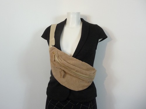 Sac banane en velours - banane,