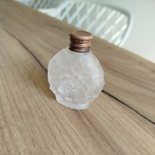 Ancien Flacon A Sel Verre