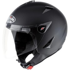 Casque Helmet Jet Airoh JT Noir Mat Black Matt Taille M