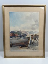 Aquarelle vue port en - aquarelle,