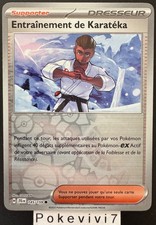 Carte Pokemon ENTRAÎNEMENT DE KARATEKA 145/159 REVERSE EV9 JTG FR NEUF