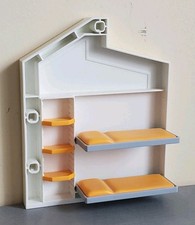 Playmobil caserne pompiers 5361 - Mur avec étagères, plateforme lit, matelas