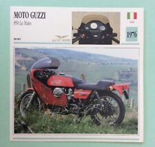 MOTO GUZZI 850 LE MANS 1976 Moto Fiche de Collection Atlas Image Photo
