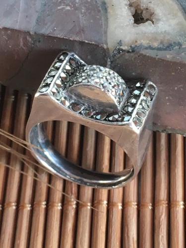 Ancienne bague tank - art, deco