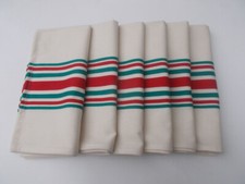 6 serviettes de table basque