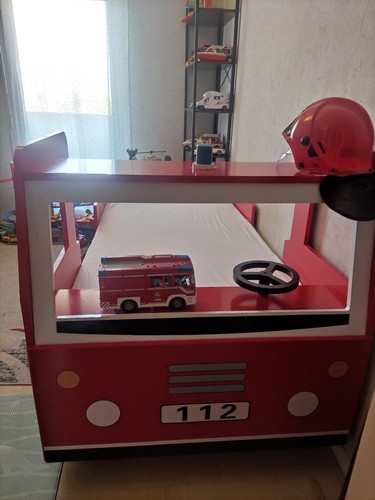 Lit enfant pompier - lit,