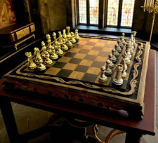 Jeu d'échecs de luxe plateau