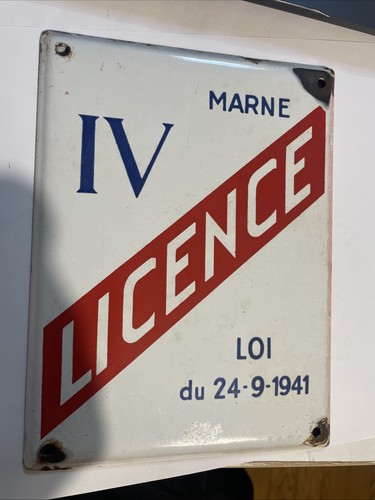 Véritable ancienne plaque - ancienne,
