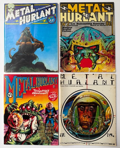 Lot metal hurlant - metal, revue