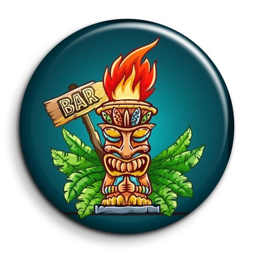 Tiki bar badge 38mm - -,