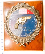 POLICE PLAQUE DE TIR 13,5 CM