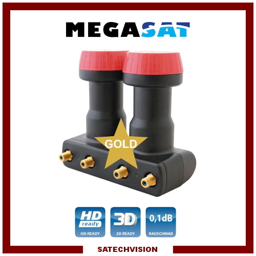 Lnb monobloc quad megasat - quad, 6°
