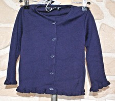 Cardigan avec laine violet