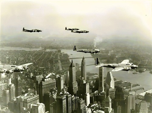 Army airplanes fly over - us,